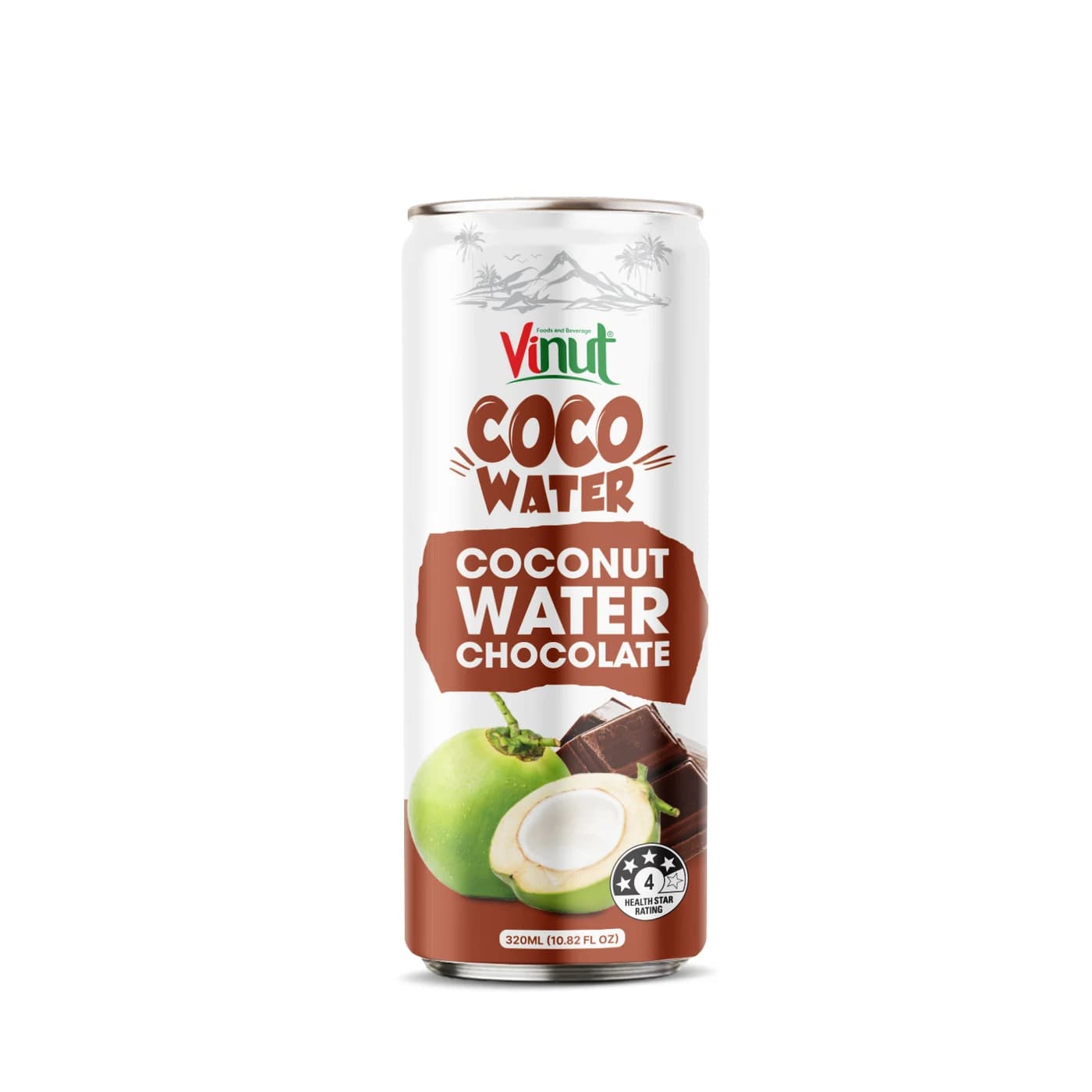 VINUT Coco Water – Coconut Water Chocolate, 320 mL view 1