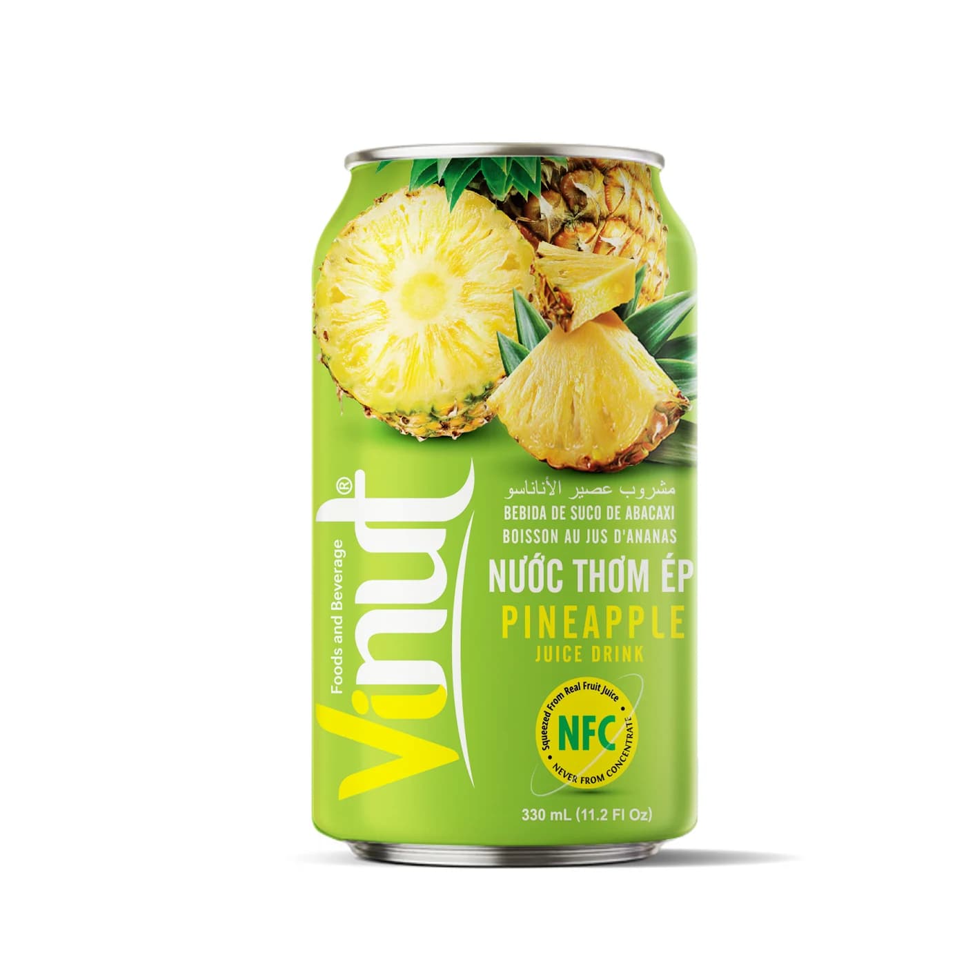 VINUT Pineapple Juice Drink, 330 mL view 1