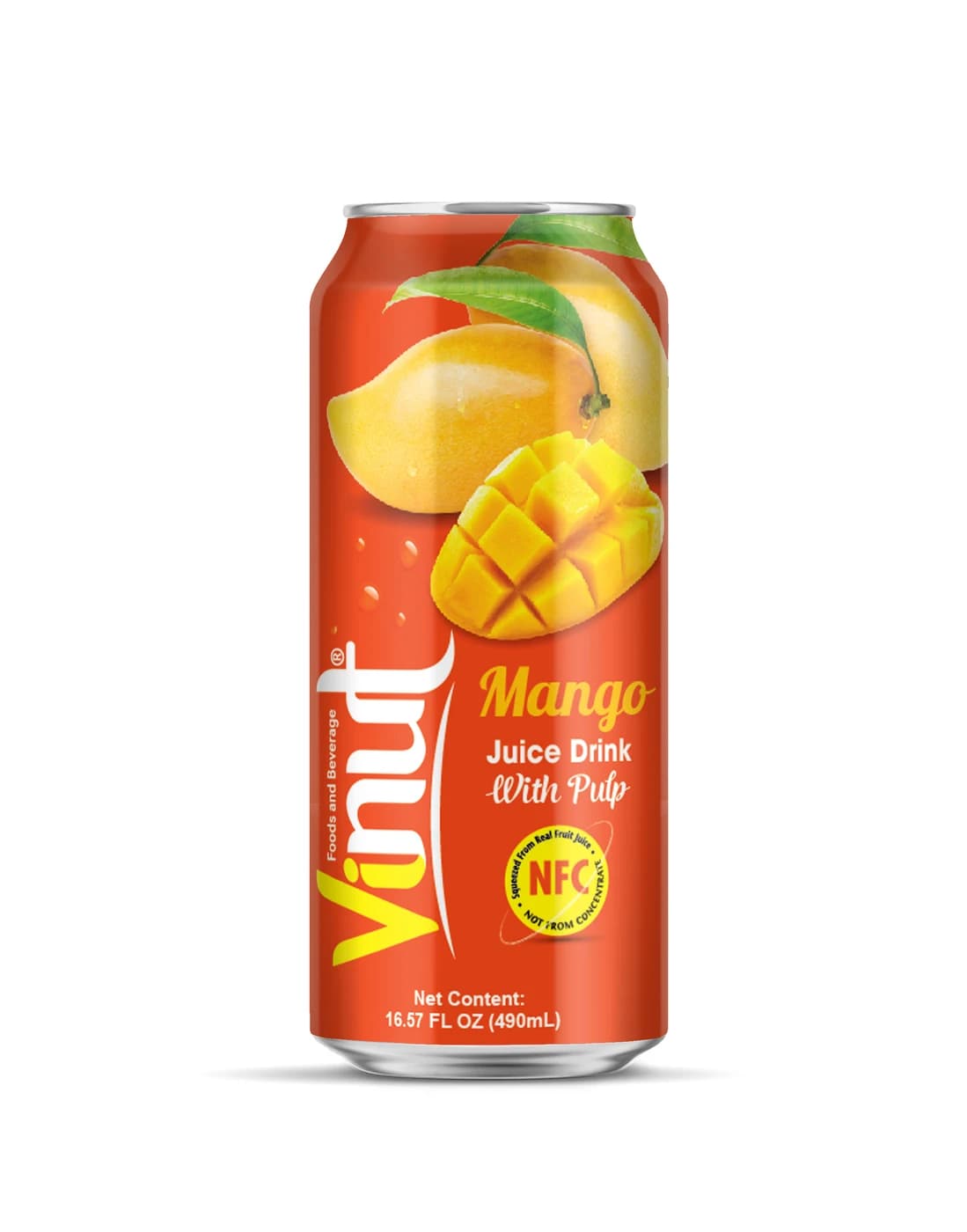 VINUT Mango Juice Drink With Pulp, 490 mL view 1