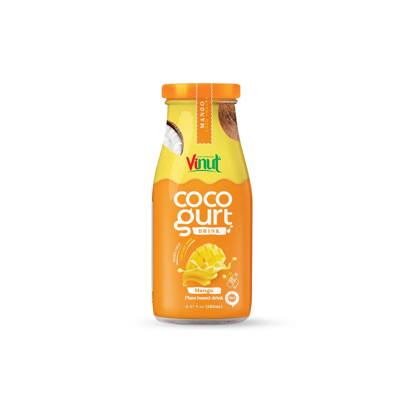 VINUT COCOGURT Drink – Mango, 280 mL view 1
