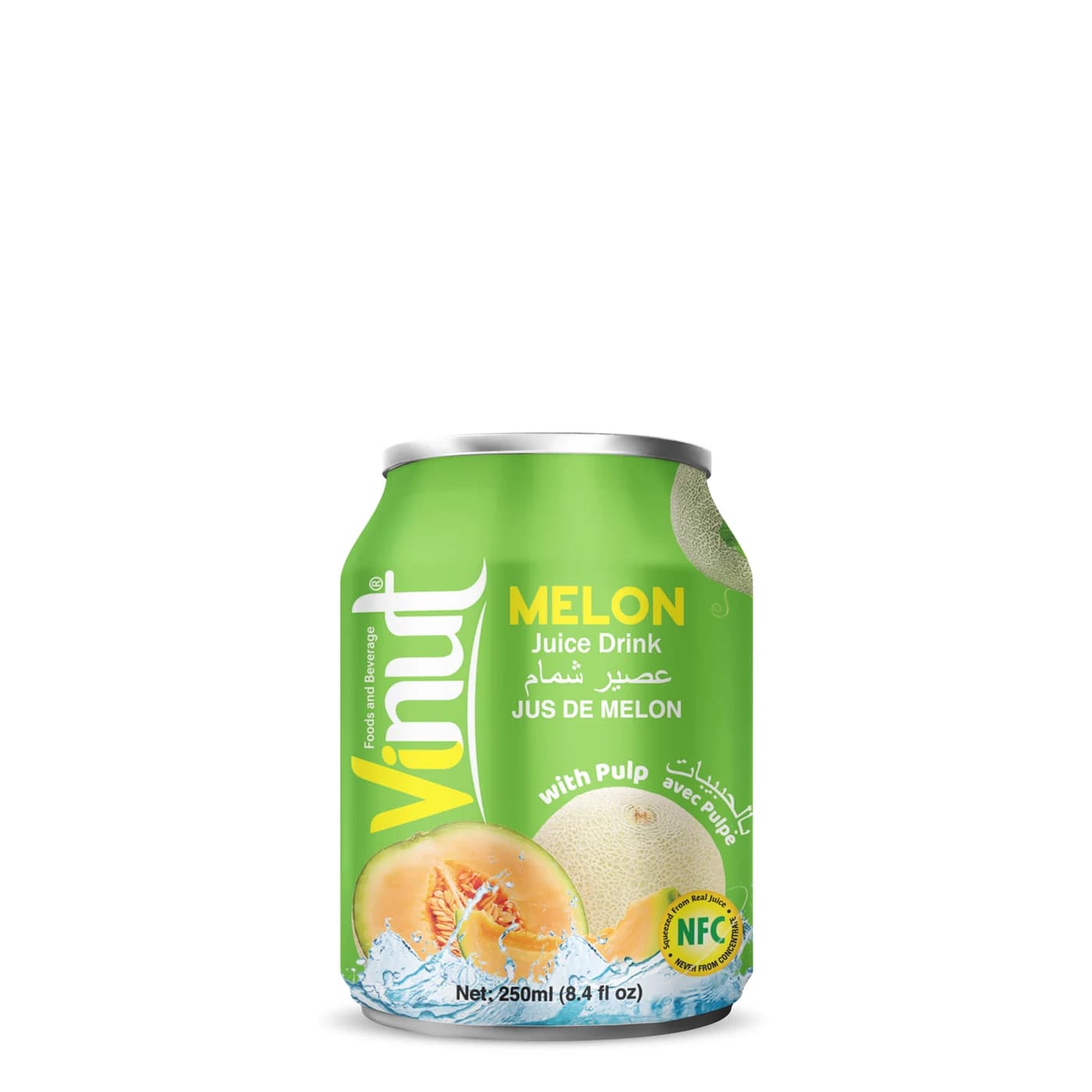 VINUT Melon Juice Drink With Pulp, 250 mL view 1
