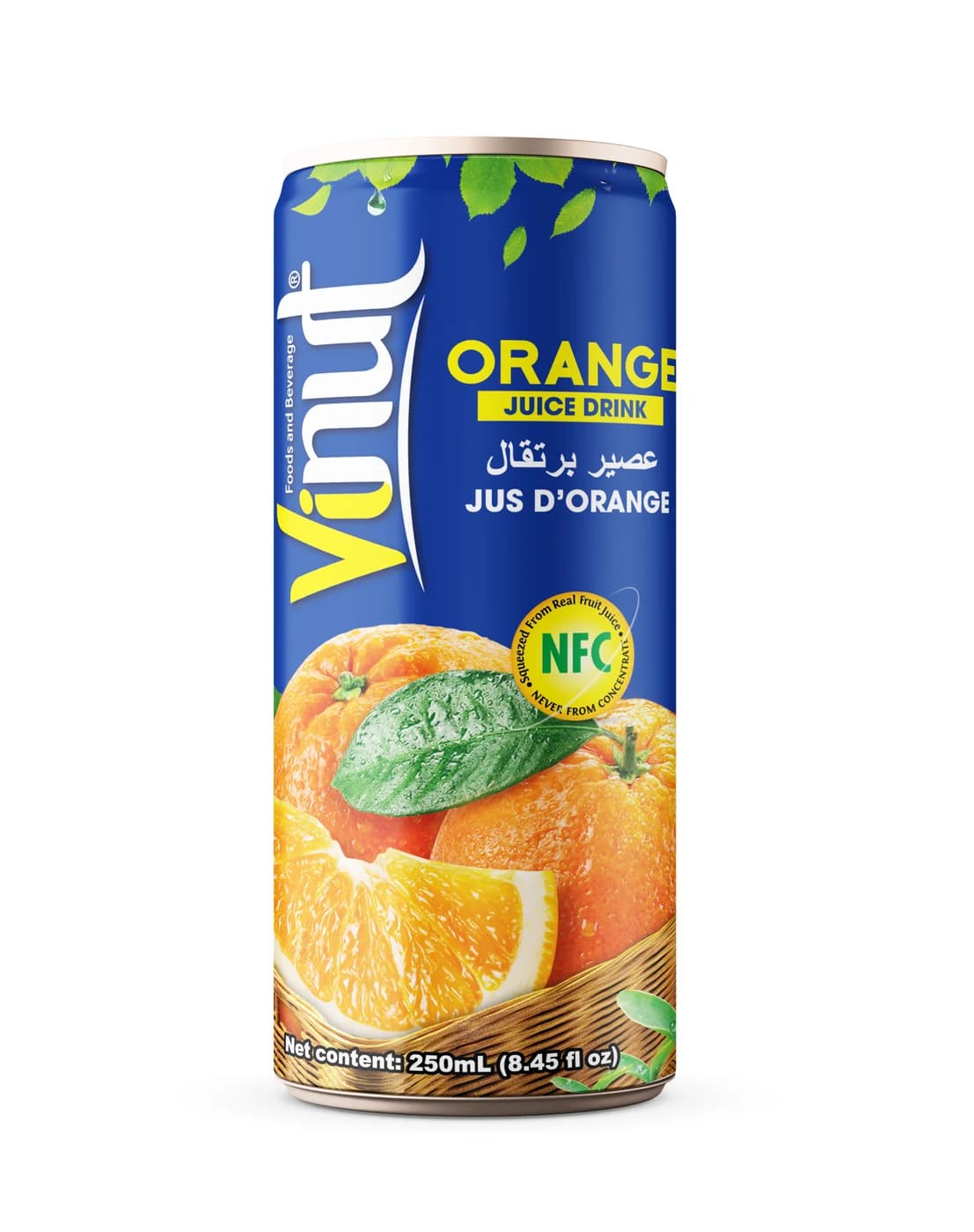 VINUT Orange Juice Drink, 250 mL view 1