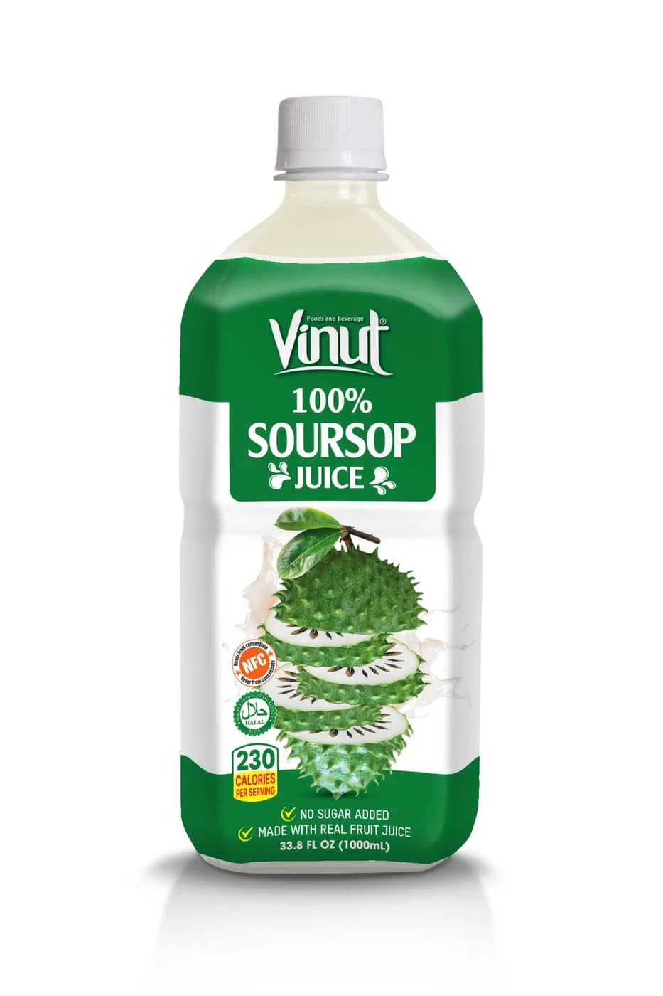 VINUT 100% Soursop Juice, 1,000 mL