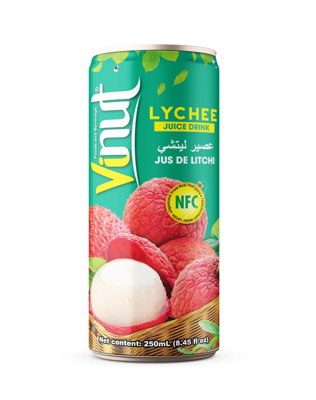 VINUT Lychee Juice Drink, 250 mL