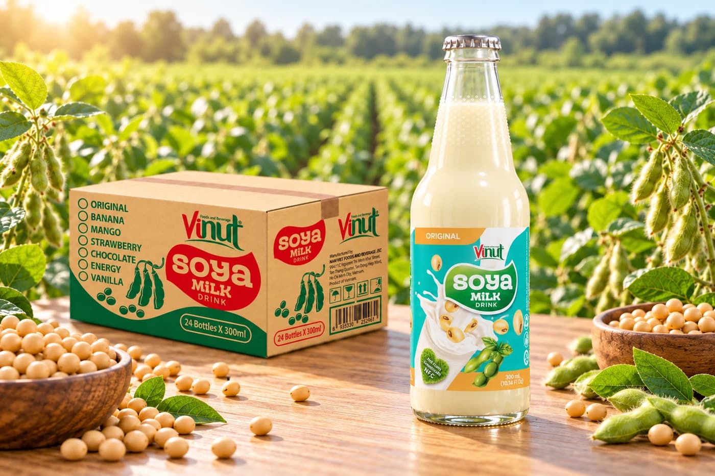VINUT Soya Milk Drink – Original, 300 mL