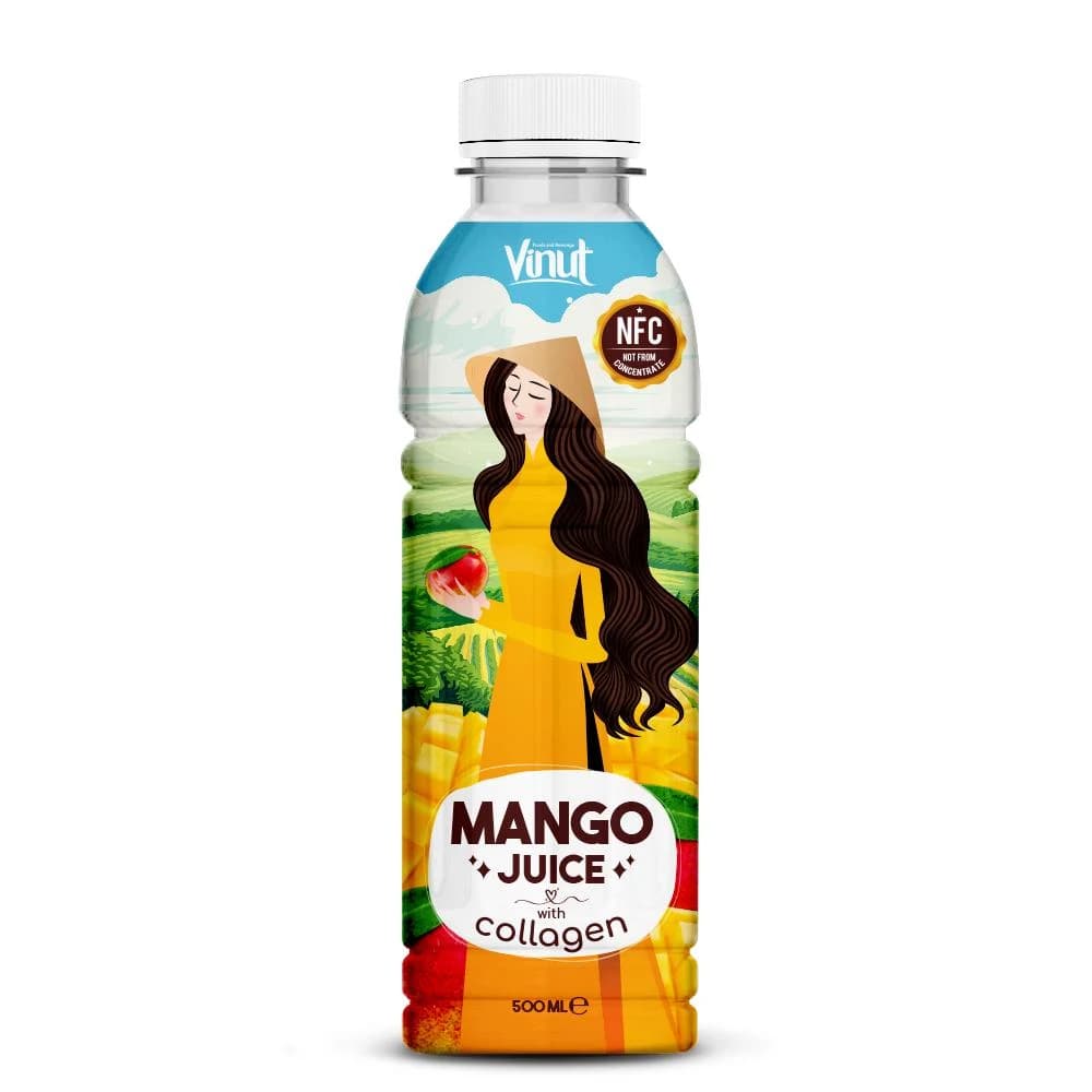 VINUT Mango Juice with Collagen, 500 mL