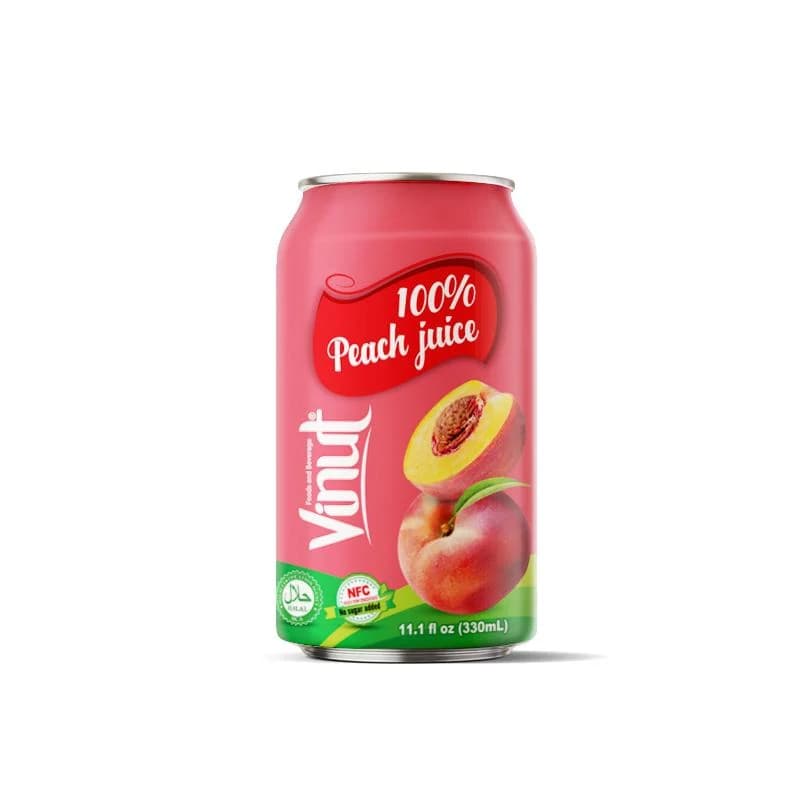 VINUT 100% Peach Juice, 330 mL