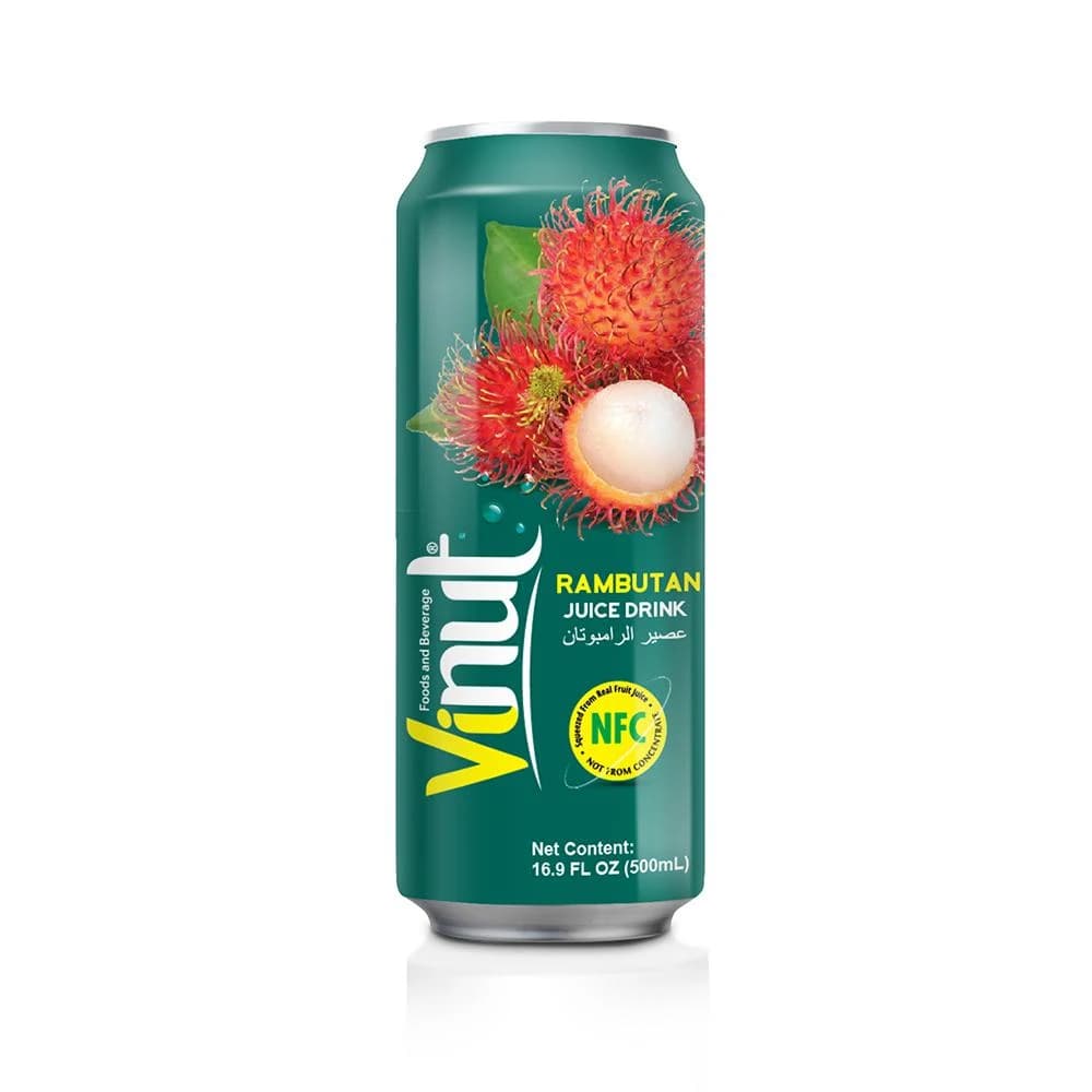 VINUT Rambutan Juice Drink, 500 mL