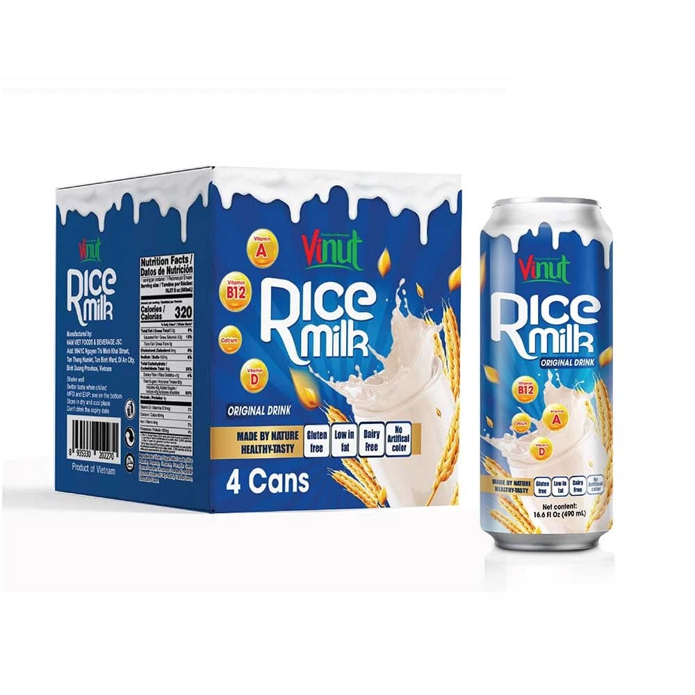 VINUT Rice Milk – Original Drink, 490 mL view 1