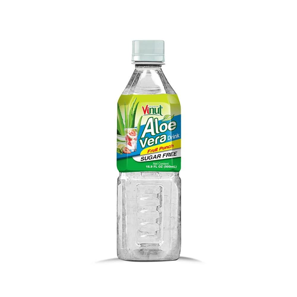 VINUT Aloe Vera Drink – Fruit Punch, Sugar Free, 500 mL view 1