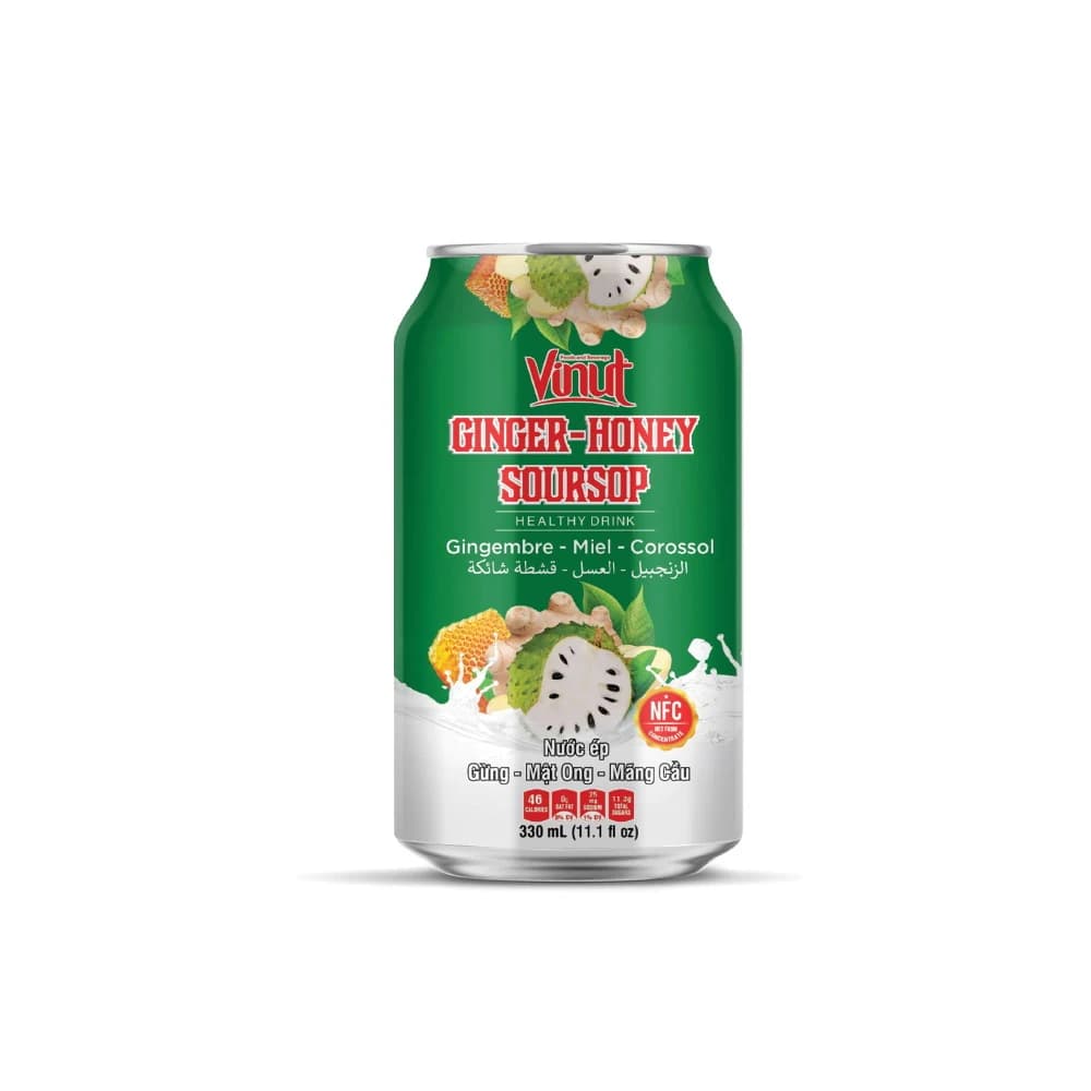 VINUT Ginger-Honey Soursop Drink, 330 mL