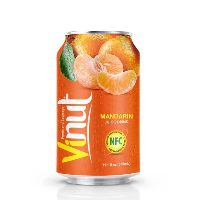 VINUT Mandarin Juice Drink, 330 mL