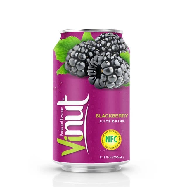 VINUT Blackberry Juice Drink, 330 mL