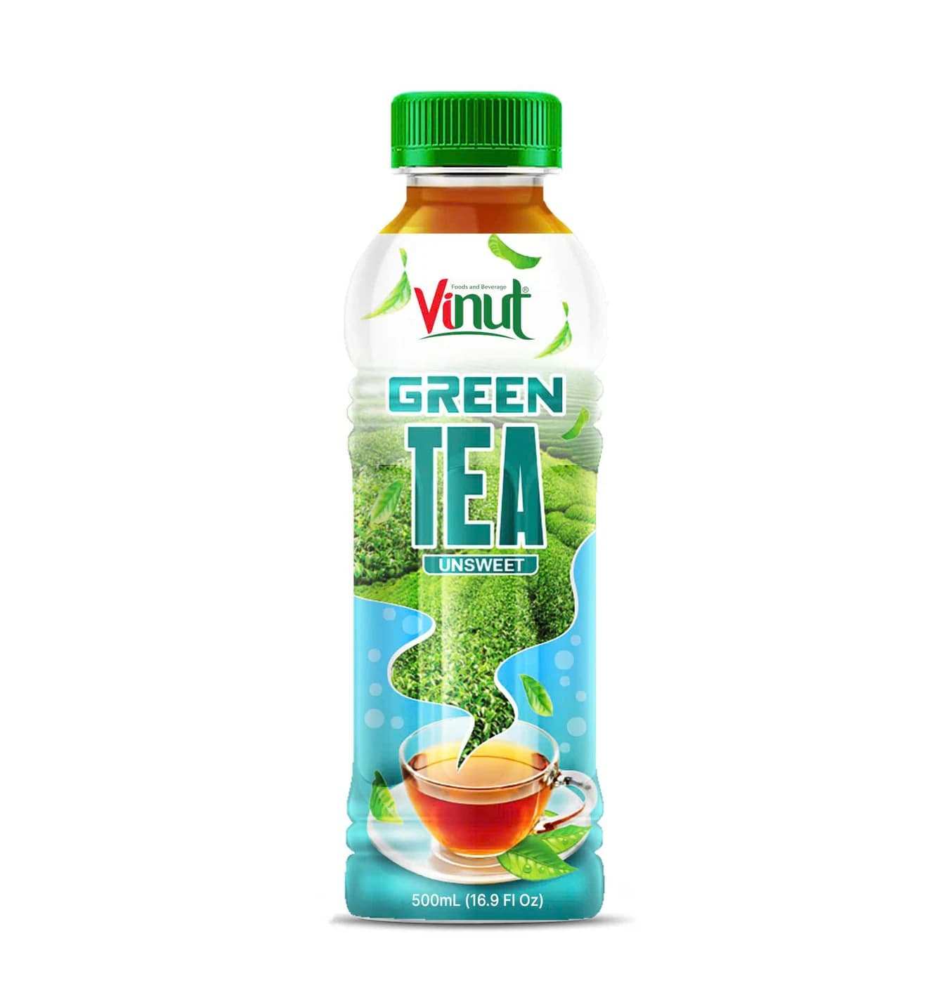 VINUT Green Tea – Unsweet, 500 mL view 1