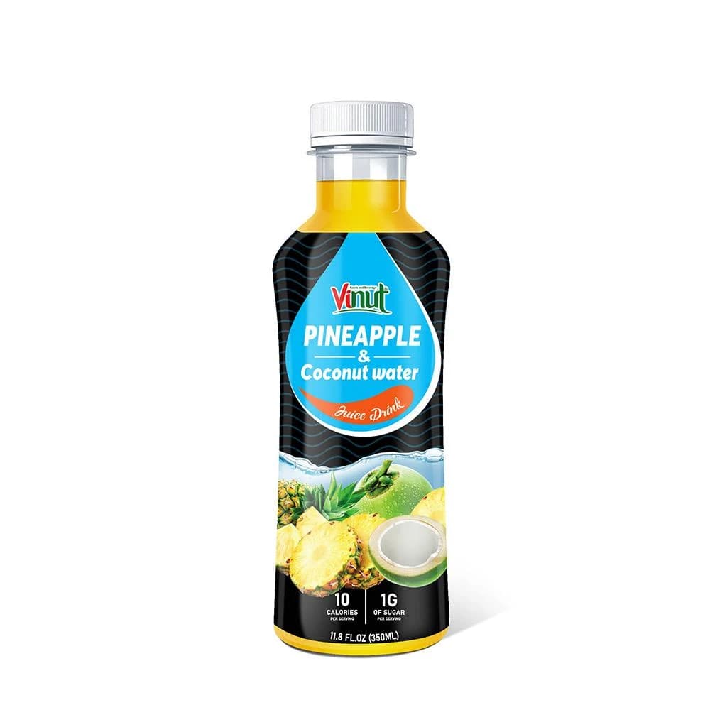 VINUT Pineapple & Coconut Water Juice Drink, 350 mL