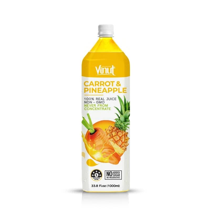 VINUT Carrot & Pineapple Juice, 1,000 mL