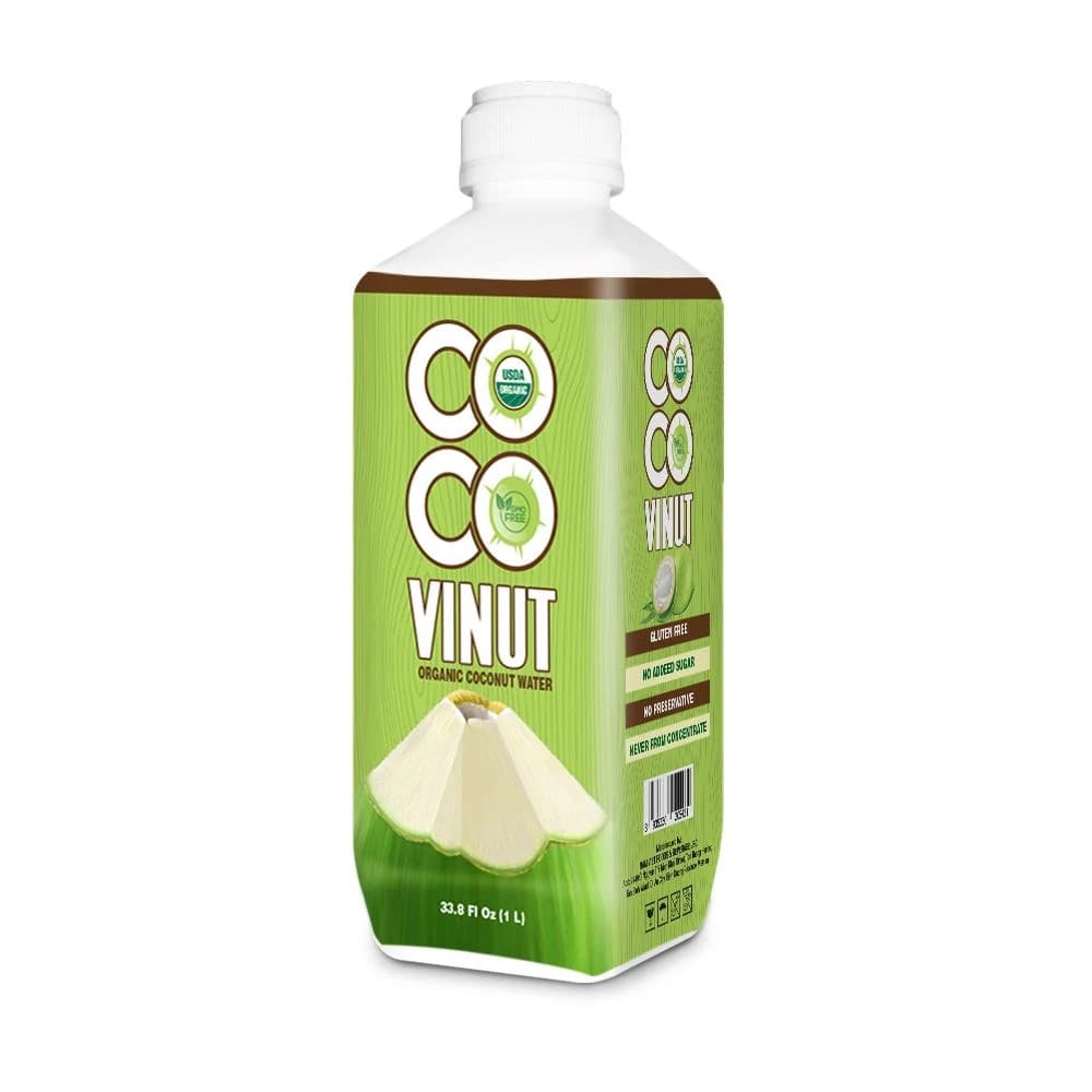 COCO VINUT Organic Coconut Water, 1 L view 1