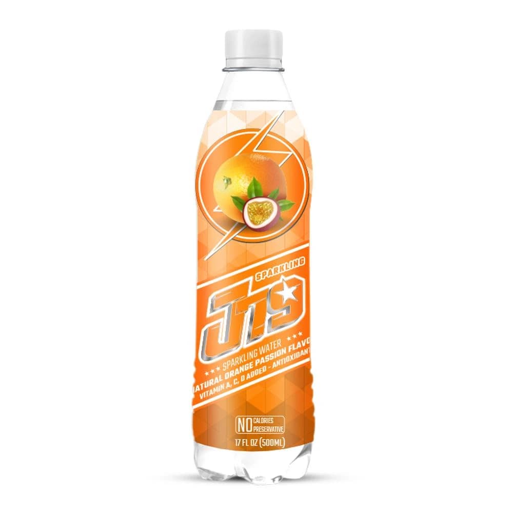 VINUT J79 Sparkling Water – Orange & Passion Fruit Flavour, 500 mL view 1
