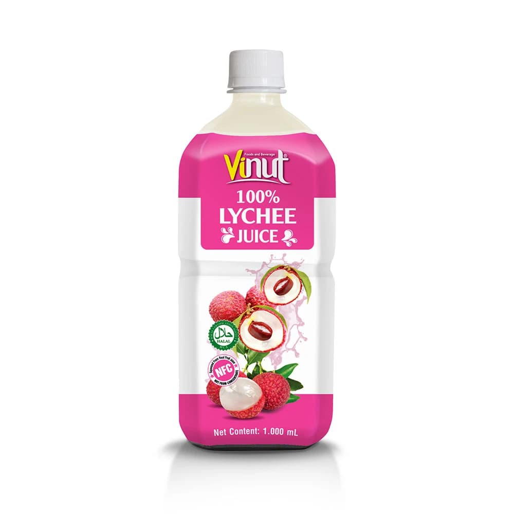 VINUT 100% Lychee Juice, 1,000 mL