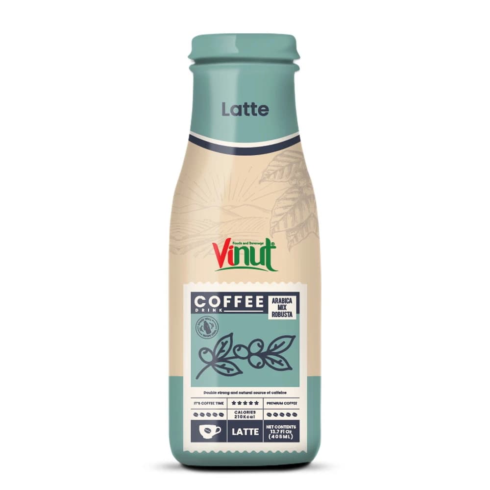 VINUT Latte Coffee Drink – Arabica Mix Robusta, 405 mL view 1