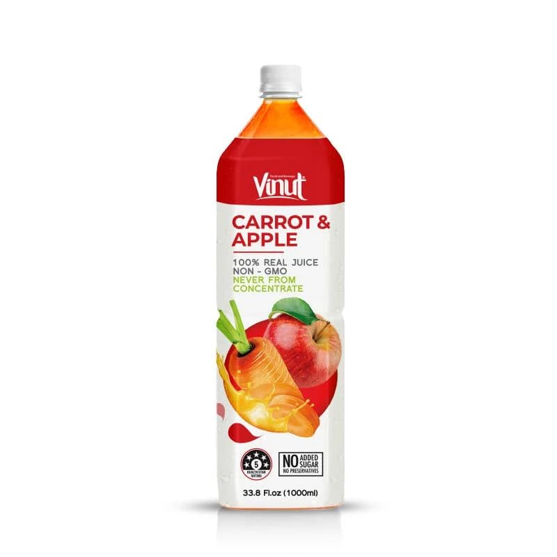 VINUT Carrot & Apple Juice, 1,000 mL