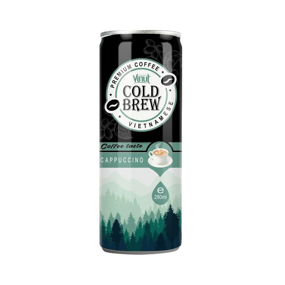 VINUT Cold Brew Vietnamese Cappuccino Coffee, 280 mL view 1