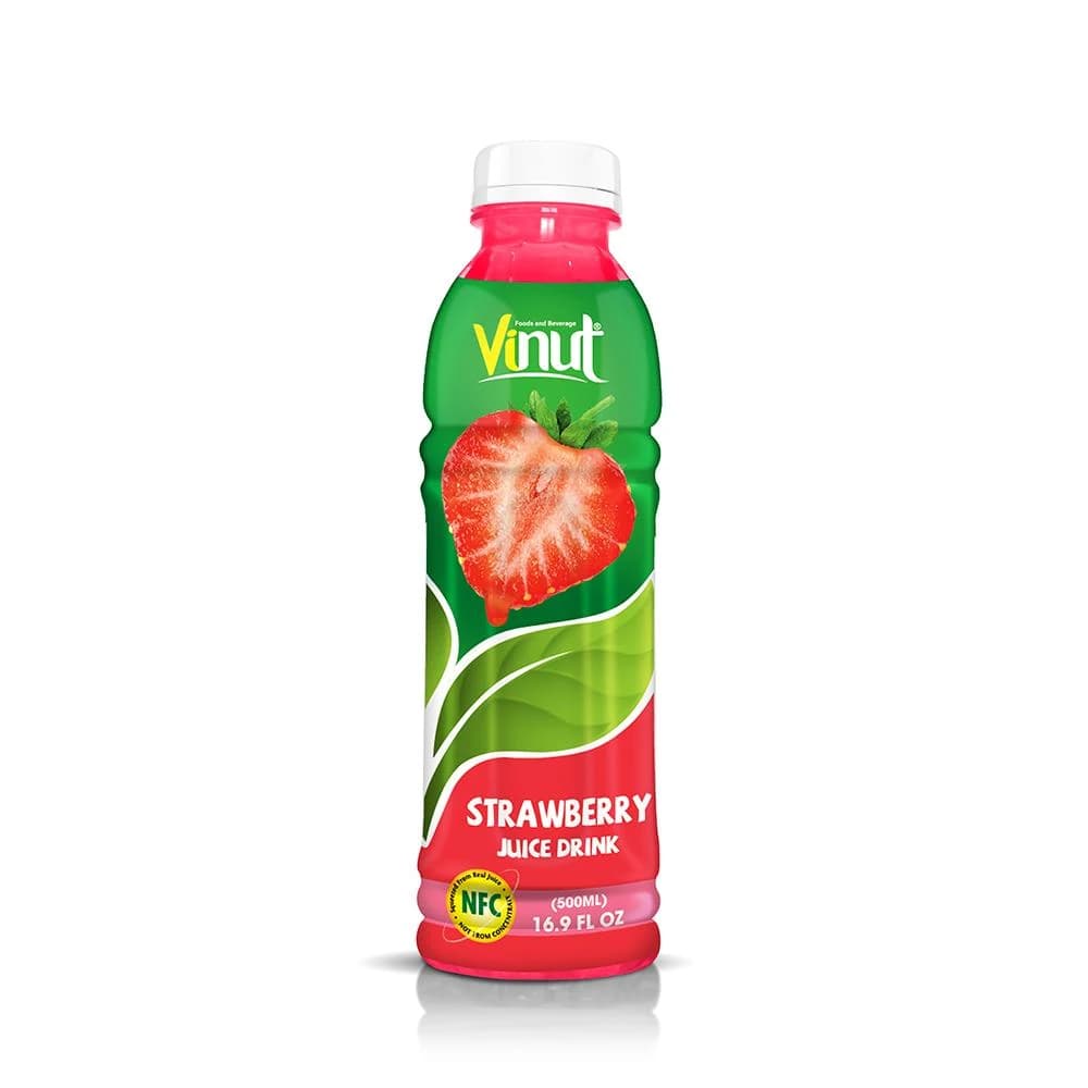 VINUT Strawberry Juice Drink, 500 mL view 1