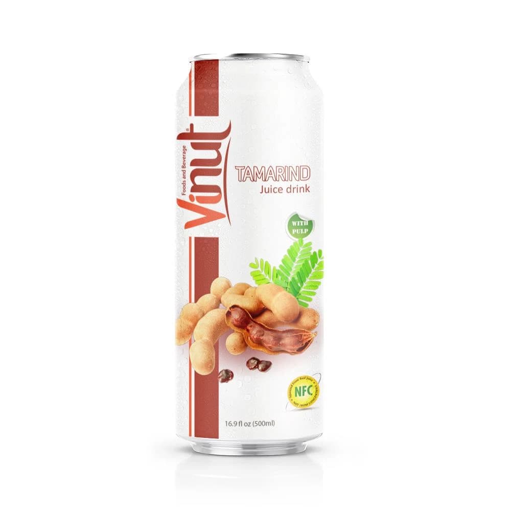 VINUT Tamarind Juice Drink with Pulp, 500 mL