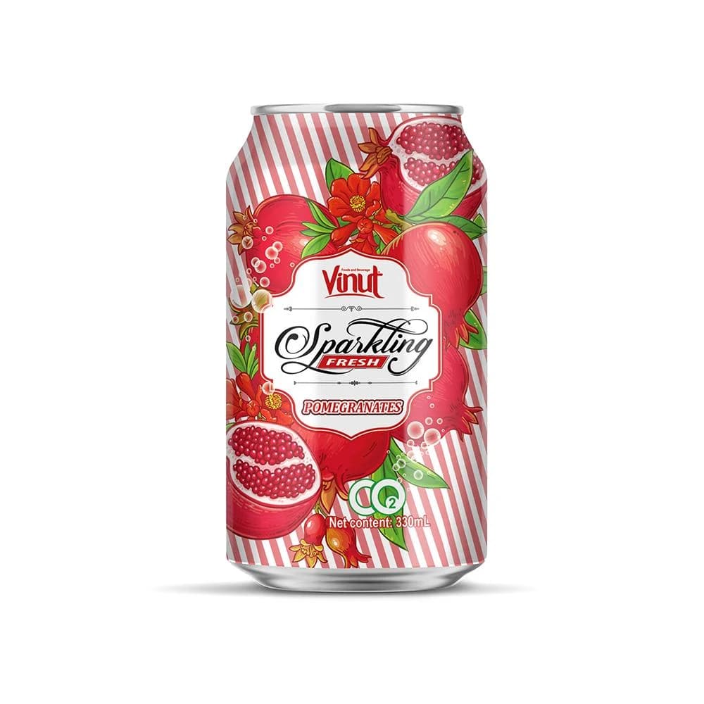 VINUT Sparkling Fresh – Pomegranate, 330 mL view 1