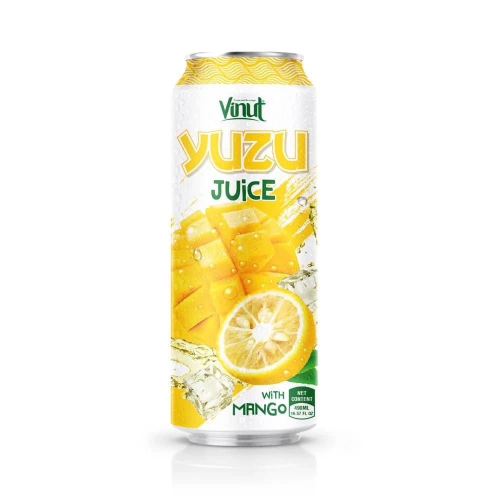 VINUT Yuzu Juice with Mango, 490 mL view 1