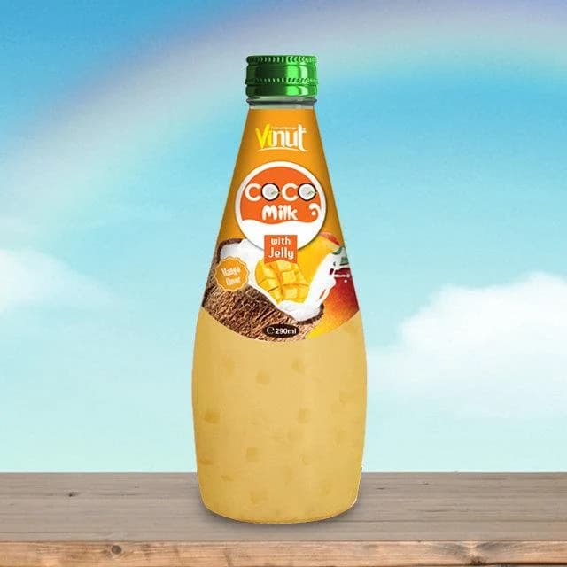 VINUT Coco Milk with Jelly – Mango Flavour, 290 mL view 1