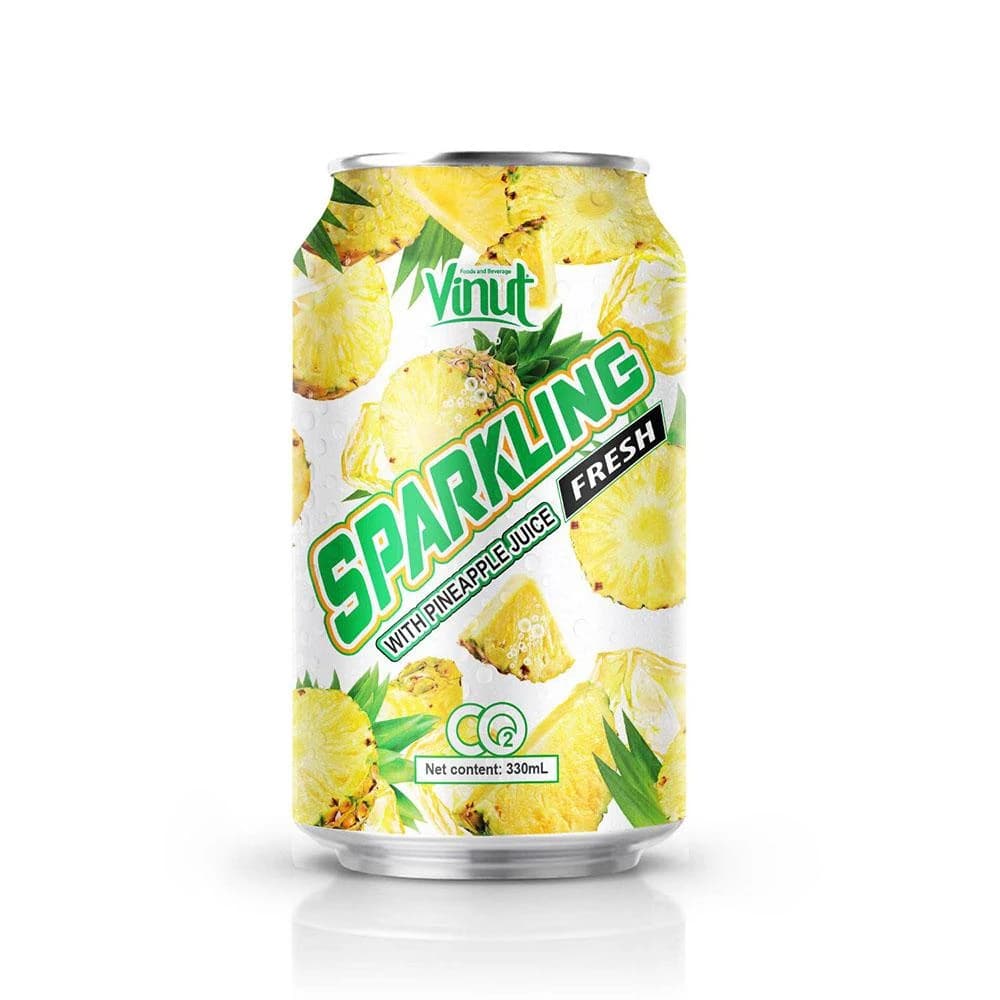 VINUT Sparkling Fresh with Pineapple Juice, 330 mL view 1