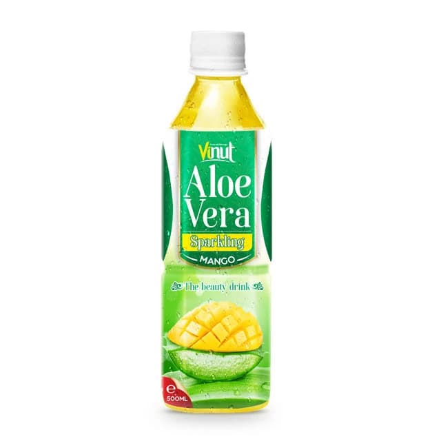 VINUT Sparkling Aloe Vera – Mango, 500 mL view 1