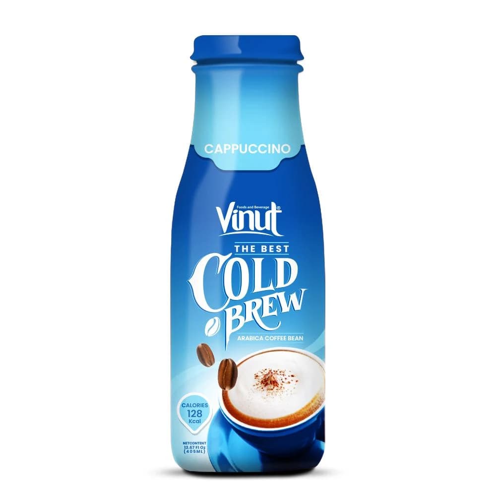 VINUT Cold Brew Cappuccino Coffee, 405 mL view 1