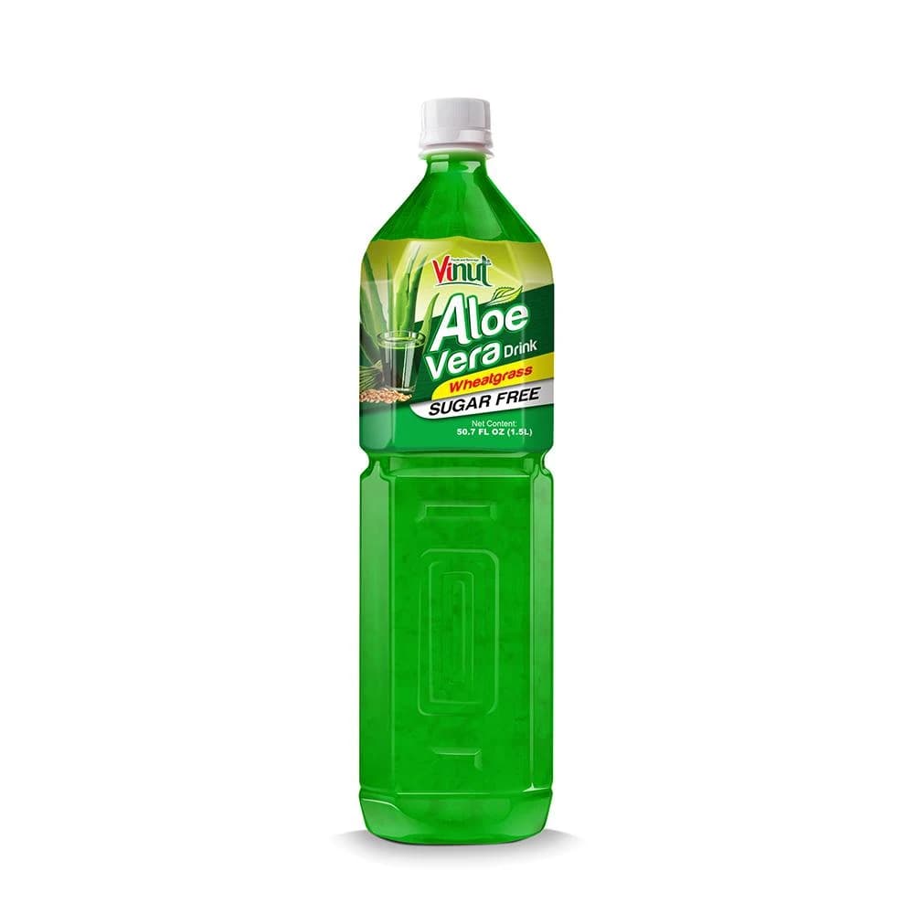VINUT Aloe Vera Drink – Wheatgrass, Sugar Free, 1.5 L view 1