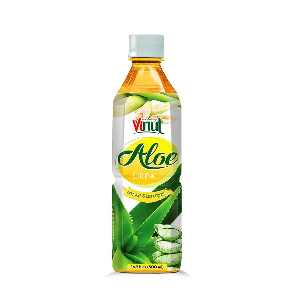VINUT Aloe Vera & Lemongrass Drink, 500 mL view 1