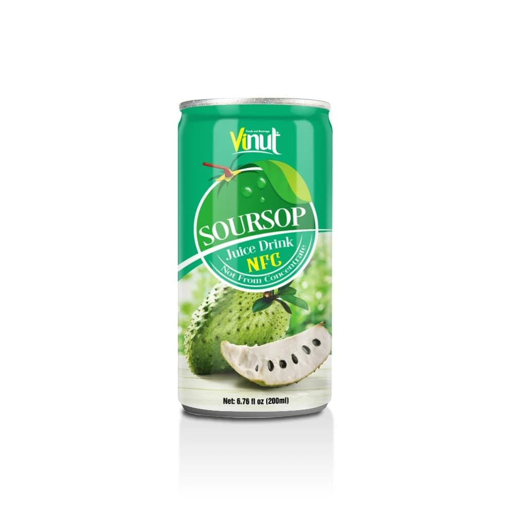 VINUT Soursop Juice Drink NFC – 200 mL view 1