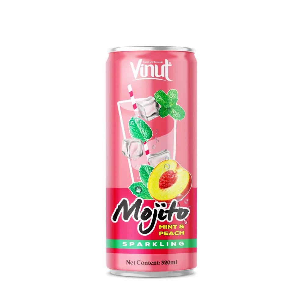 VINUT Sparkling Mojito – Mint & Peach, 320 mL view 1