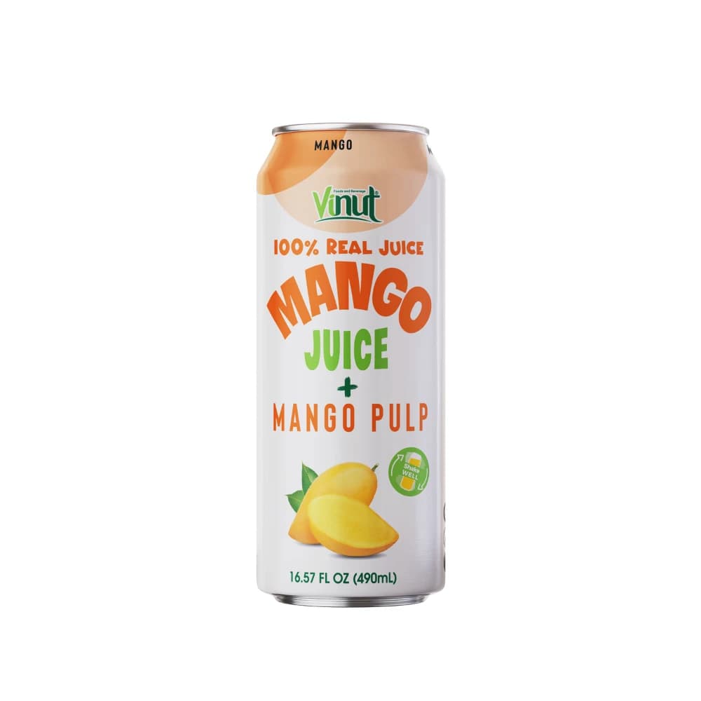VINUT 100% Real Mango Juice with Mango Pulp – 490 mL view 1