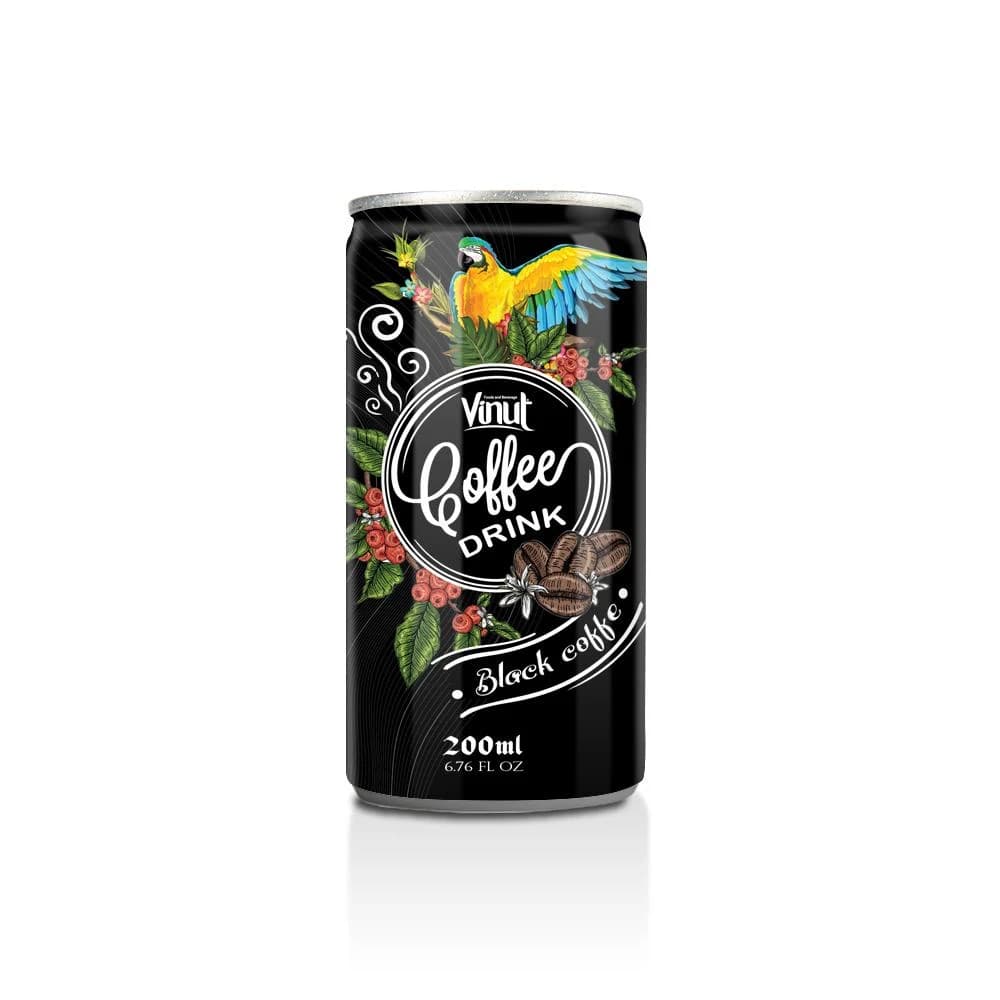 VINUT Black Coffee Drink, 200 mL view 1