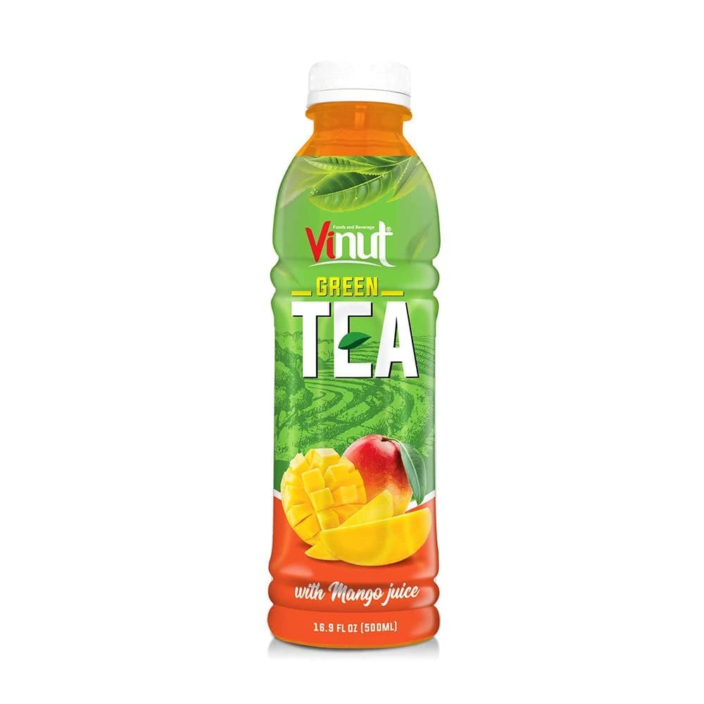 VINUT Green Tea with Mango Juice, 500 mL view 1