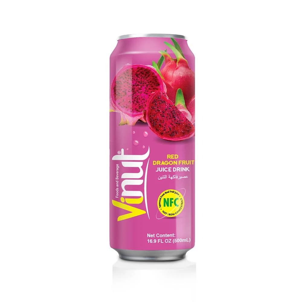 VINUT Red Dragon Fruit Juice Drink, 500 mL view 1