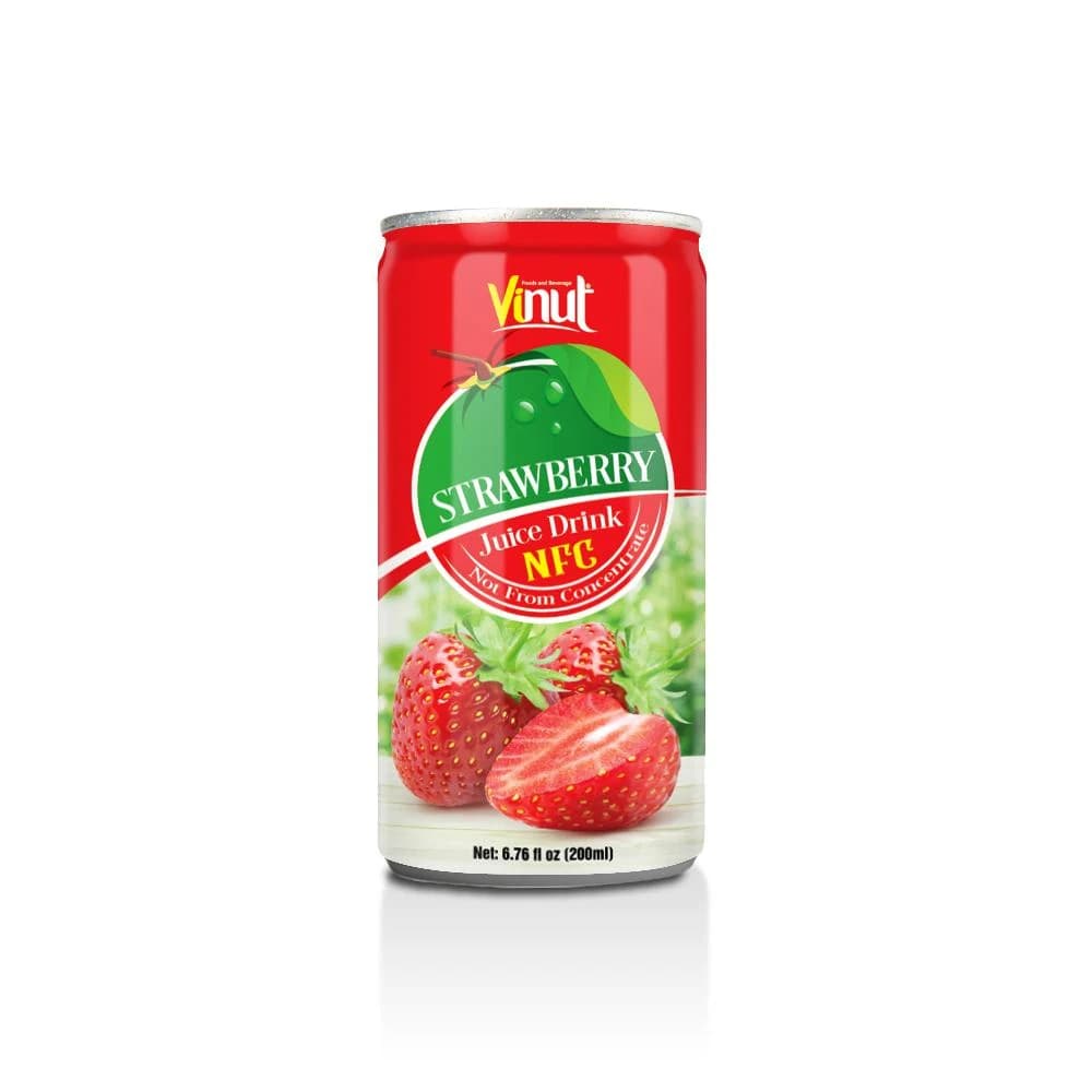 VINUT Strawberry Juice Drink NFC, 200 mL view 1