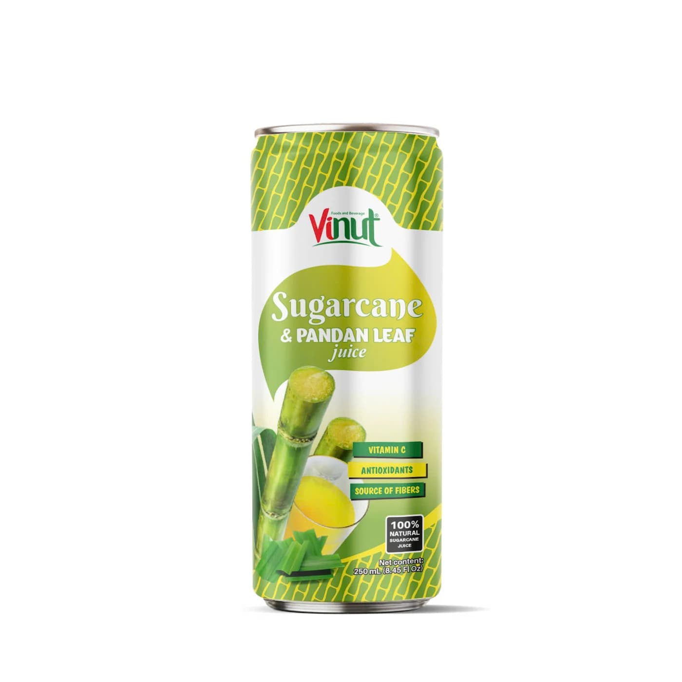 VINUT Sugarcane & Pandan Leaf Juice, 250 mL view 1