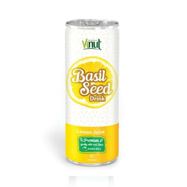 250ml VINUT Basil seed drink with with Lemon juice flavour Suppliers