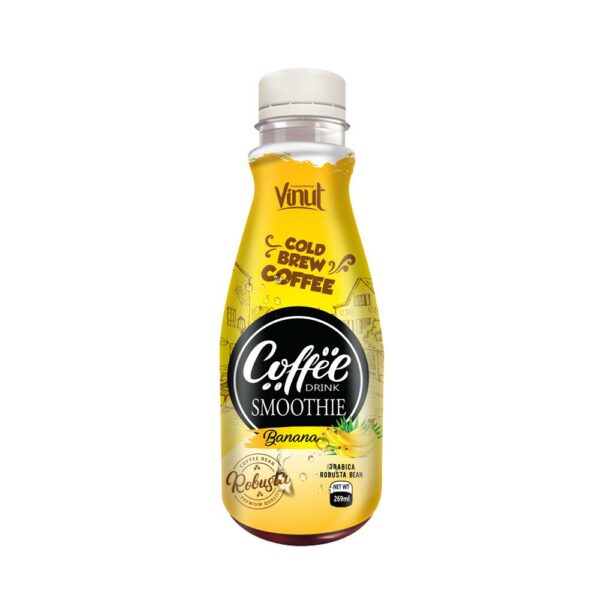 269ml VINUT Premium Smoothie Cold Brew Coffee Drink with Banana juice