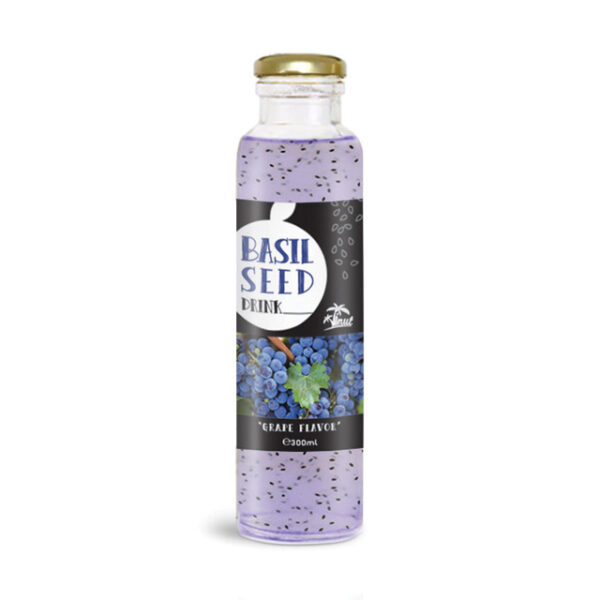300ml VINUT Basil seed drink with Grape Flavour Suppliers and Manufacturers