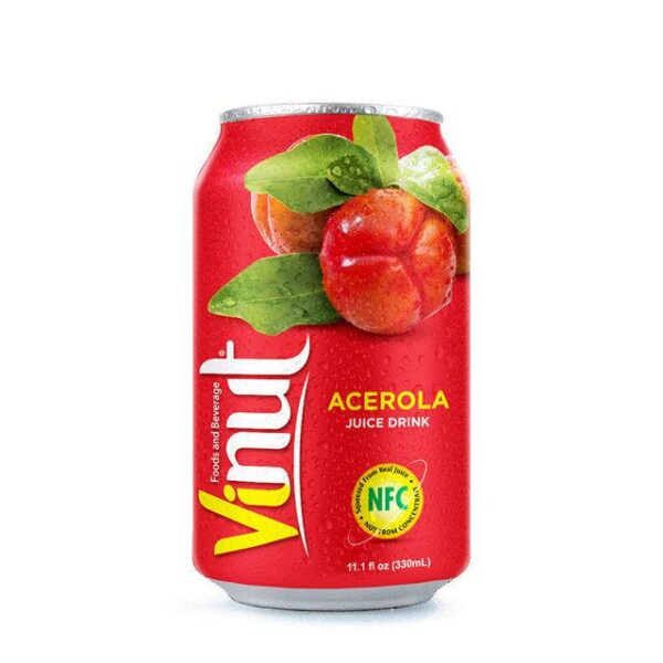 330ml Can (Tinned) Acerola Juice Drink Factory Manufacturers and Suppliers