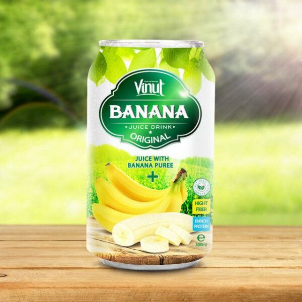 330ml Can (Tinned) Banana Juice Drink Factory Manufacturers and Suppliers