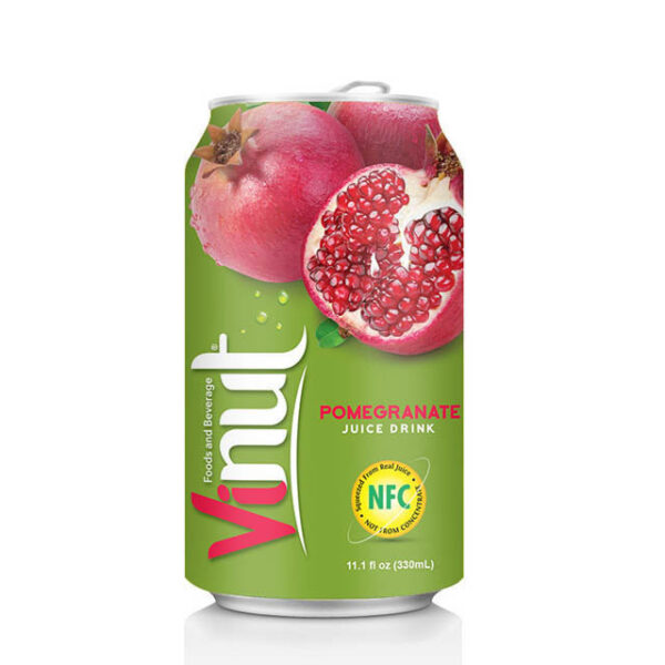 VINUT Canned Pomegranate Juice Drink Sweet Antioxidant Power